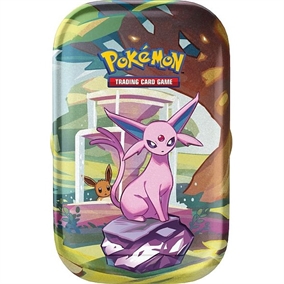 Prismatic Evolutions - Mini Tin - Espeon - Pokemon kort